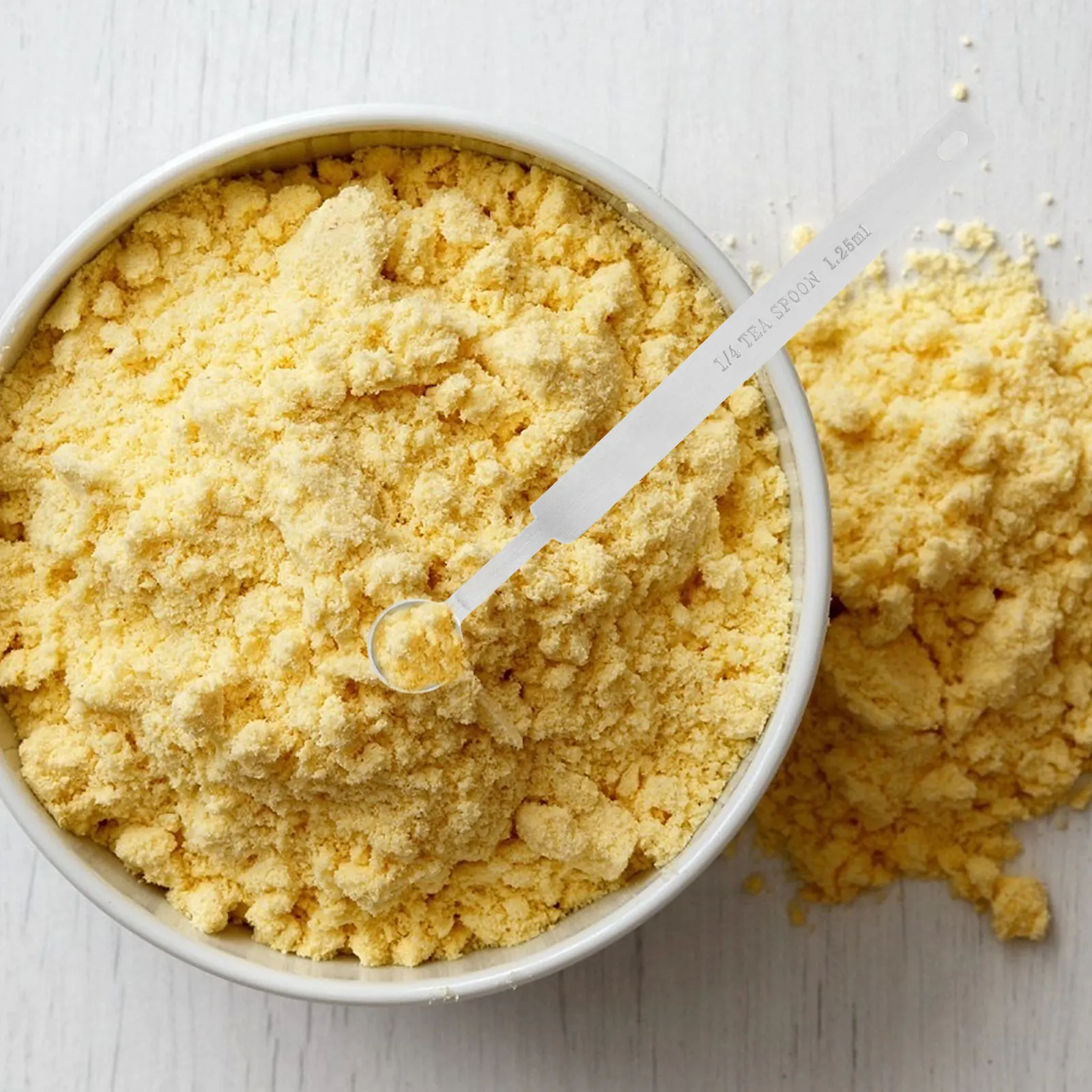 

4Pcs Measuring Spoon Set Stainless Steel Rustproof Kitchen Scoop Baking Coffee Flour Powder Tool Measuring Spoon