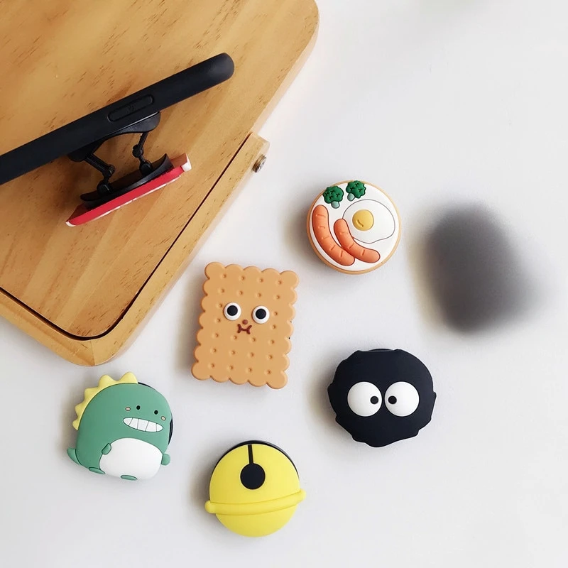 Soporte plegable para iPhone con anillo Griptok – Animales dibujos - imagen 4