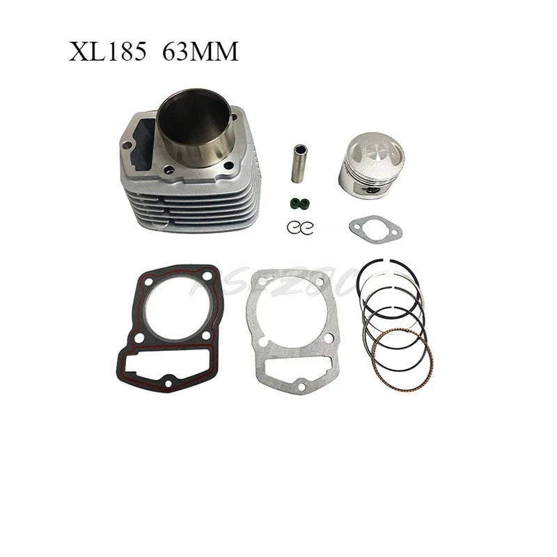 Motorcycle Engine Accessories Suitable for Honda XL185 Cylinder 63mm Piston Ring Sleeve Cylinder