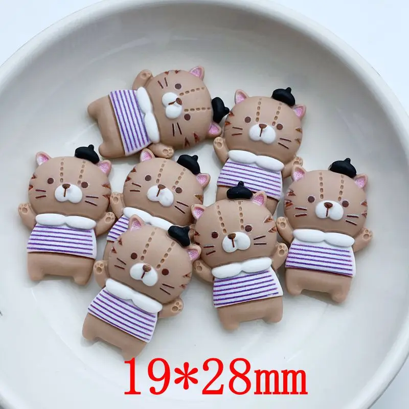 10Pcs New Cute Resin Mini Cartoon Animal Series Flat back  Scrapbooking DIY Jewelry Craft Decoration Accessories