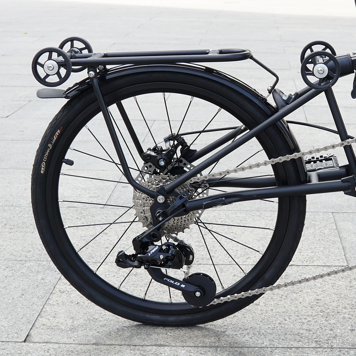 MINT 折りたたみ自転車 20インチ 三つ折り自転車 軽量 ポータブル 9速