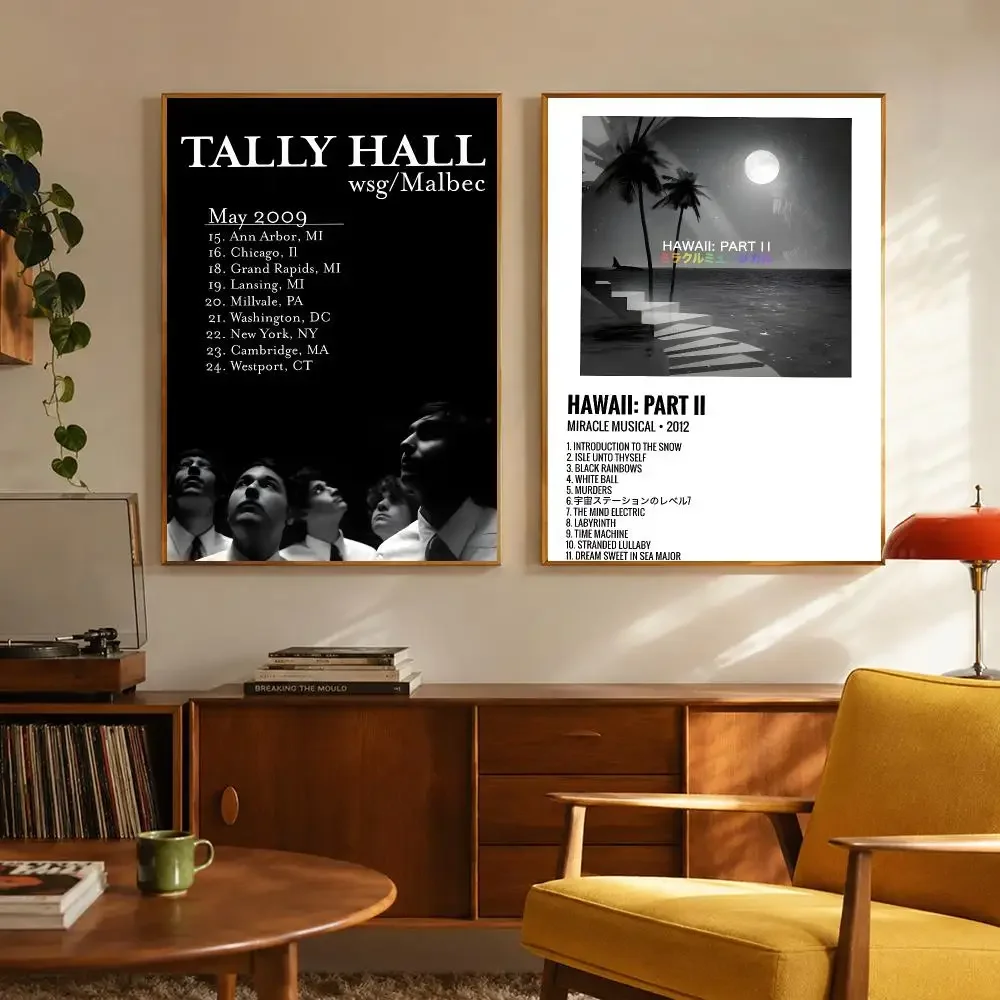 Alternative Band Tally Hall Poster Digital Solvent Print Waterproof PP Fade-Resistant Wall Art Room Decor Gift