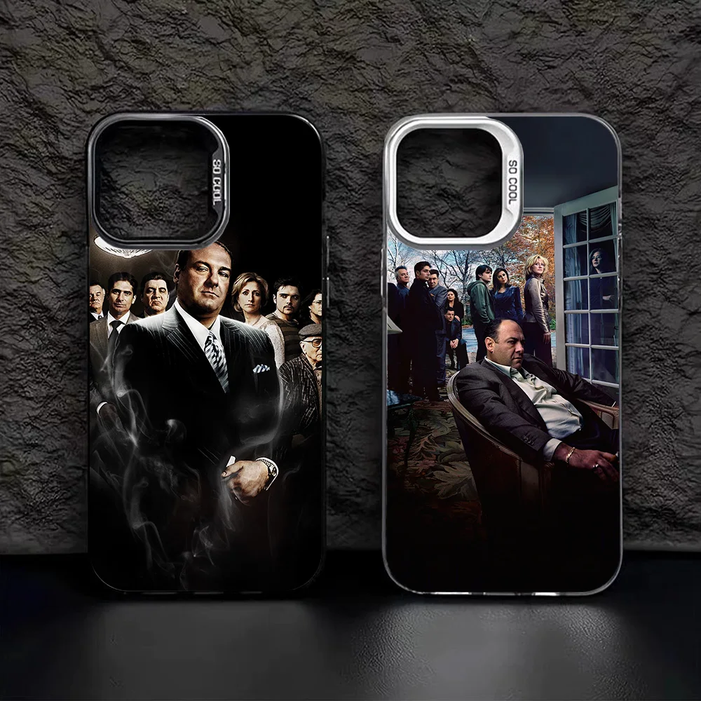 The Movie T-The S-Sopranos IMD Colorful Phone Case Silver Cover Suitable for iPhone 12 11 13 14 15 16 Max Pro Plus