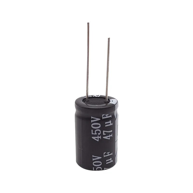 50PCS 68 120UF 450V Plug-in Aluminum Electrolysis Capacitor