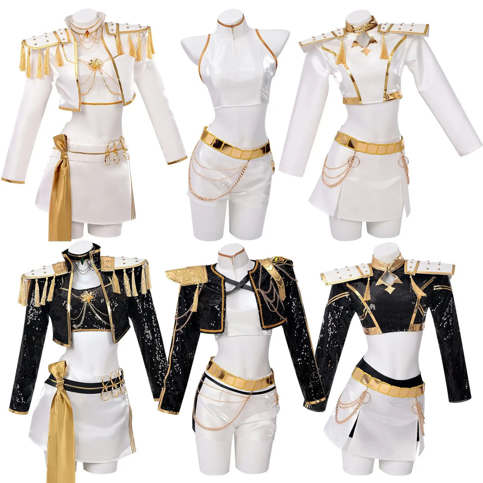 

Kids Rumi Zoey Mira Cosplay KPop Demon Hunters Cosplay Costume Women Girls Singing Suit Halloween Party Role Playing Outfit