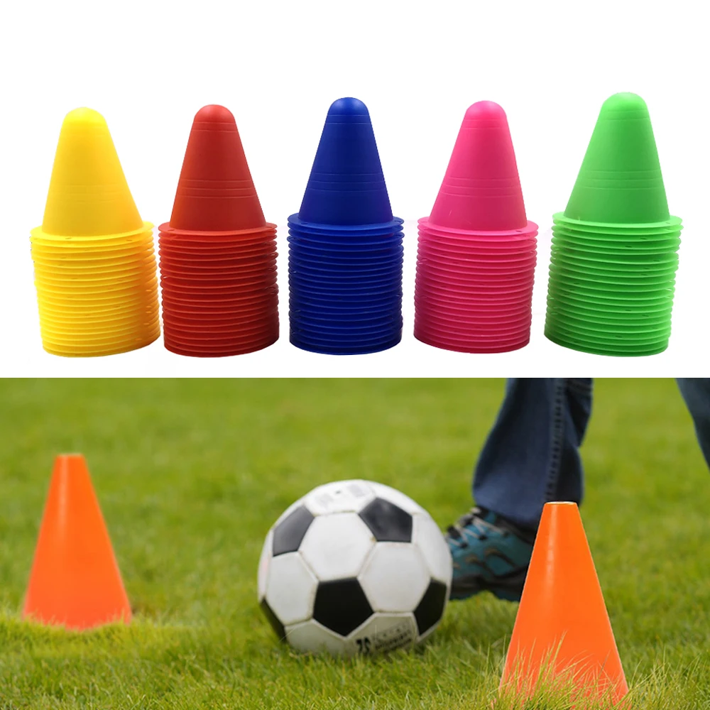 5Pcs/Set Inline Skating Skateboard Mark Cups Soccer Rugby Speed Training Equipment Marker Cones Slalom Roller Skate Pile Cup