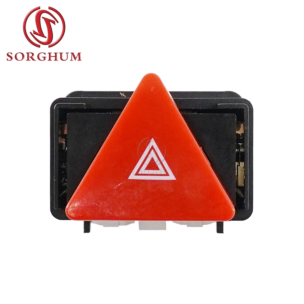 SORGHUM Flash Emergency Light Warning Hazard Light Switch 6N0953235 For Volkswagen VW Transporter Polo Classic Lupo 6N0953235B