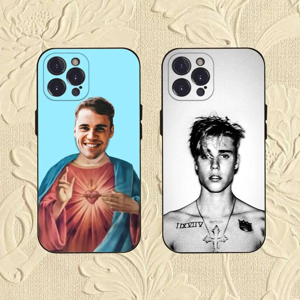 

Cool J-Justin-ns Singer B-Biber-rs Phone Case For iPhone 16,se4,15,14,13,12,11,Pro,X,XS,Max,XR,Plus,Mini Soft Black Cover