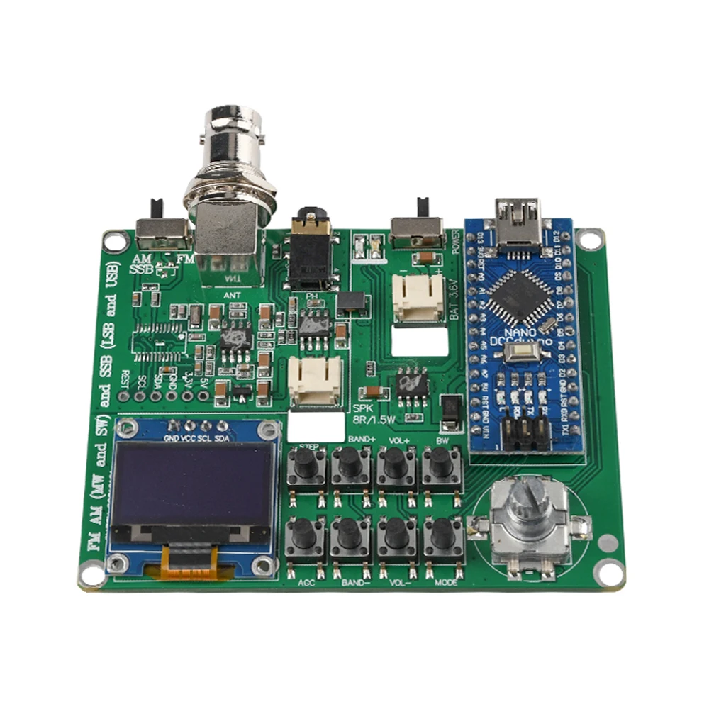 ATS-20 SI4732 Ricevitore radio full band Altoparlante + Antenna Ricevitore DSP SDR Ricevitore radio Kit fai da te