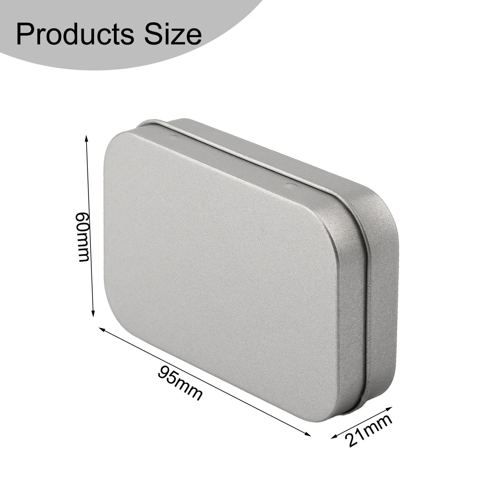 

Outdoor Survival Small Items Storage Box Iron Box Tinplate Box Hiking Storage Outdoor Camping Accessories Iron 95x60x21mm