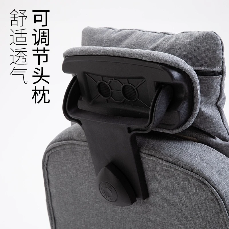 كرسي مكتب مريح المستقرة مسند الظهر رئيس أريكة قماش كرسي الكمبيوتر الاسترخاء أثاث المكاتب Fauteuil De Bureau XY40BGY #4