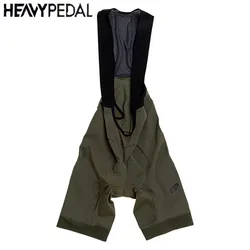 Heavypedal Camo Green Cycling Bib Shorts Men's Triathlon Mountain Bike Bicycle Man Under Wear Gel Shorts Summer Men Sport Shorts