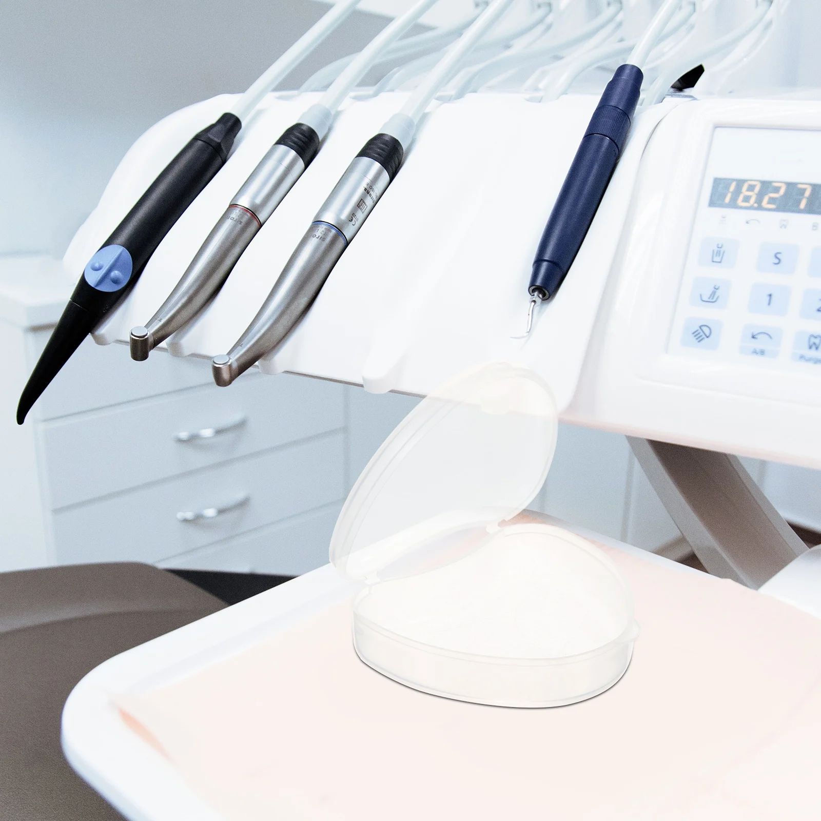 

2Pcs Denture Case Portable Plastic Retainer Holder for Travel Small Convenient Denture Box Storage Container Mouth Guard Case