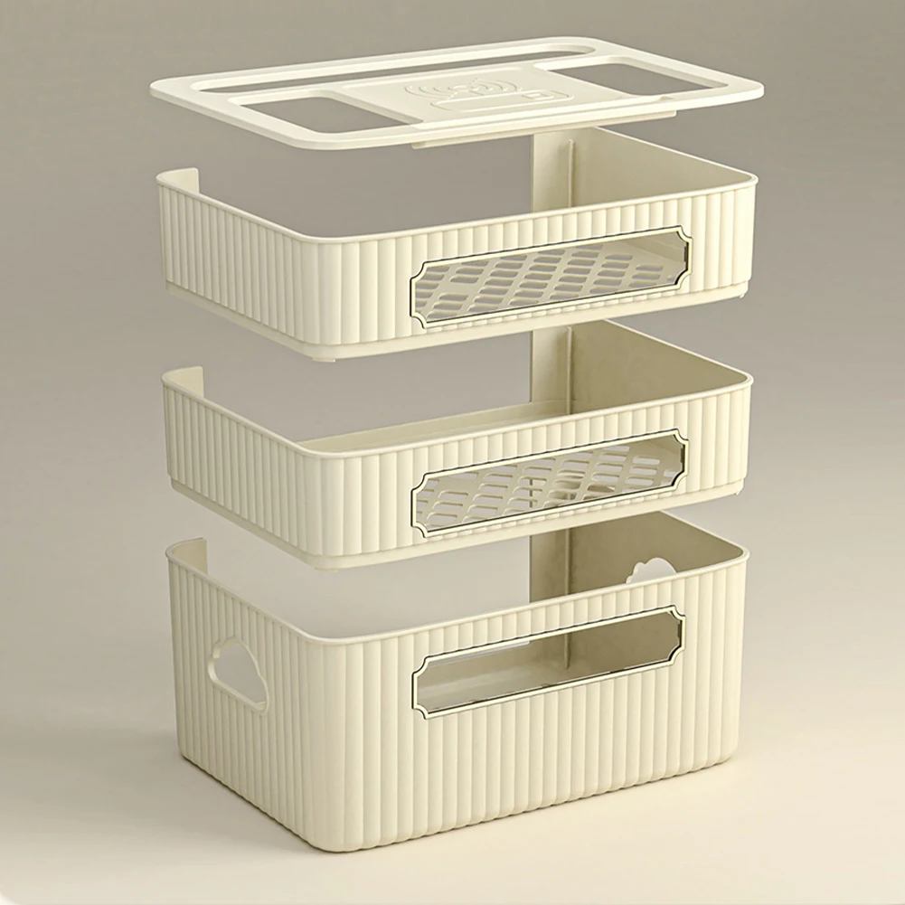 For Home Office Computer TV 3 Tier Plug Board Storage Box Waterproof Modem Cable Router Cover Dustproof Multi Layer Router Box