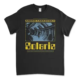 Tシャツ,solaris,alexander,tarkovsky,sci-fi,黒,ロシアの映画