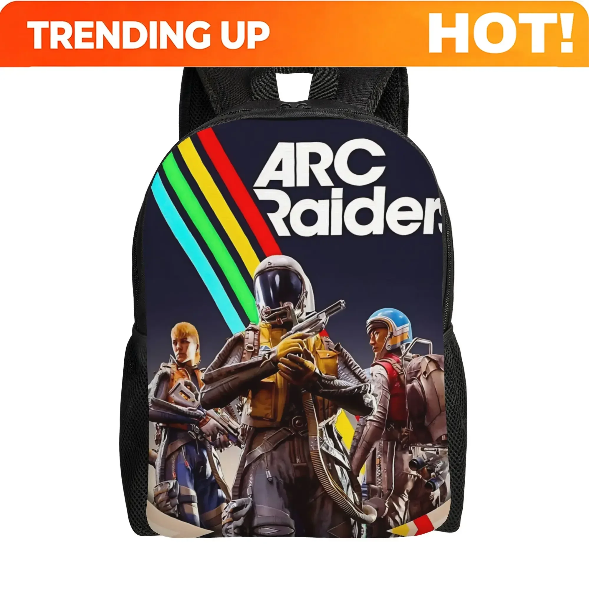 Custom Bag ARC Raiders Backpack For Men Women Fashion Student Hiking Travel Daypack Games Laptop Canvas Bags Sports
