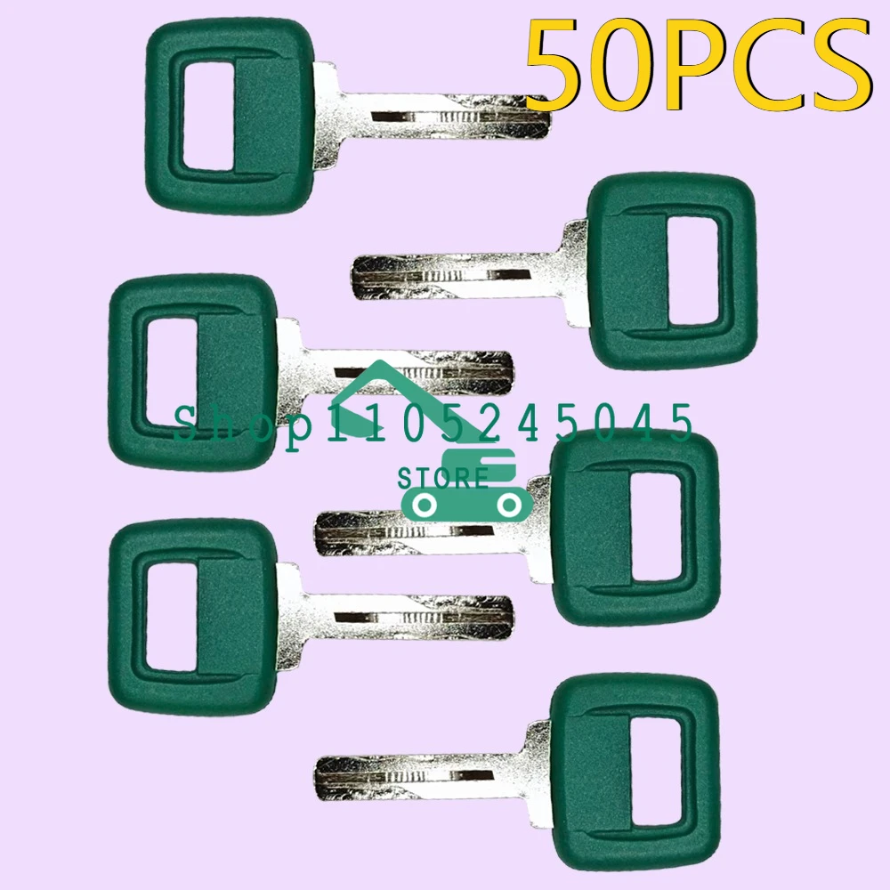 

50 шт. ключей для экскаваторов серии E 140, 210, 240, 290, высококачественные новые универсальные оригинальные ключи зажигания