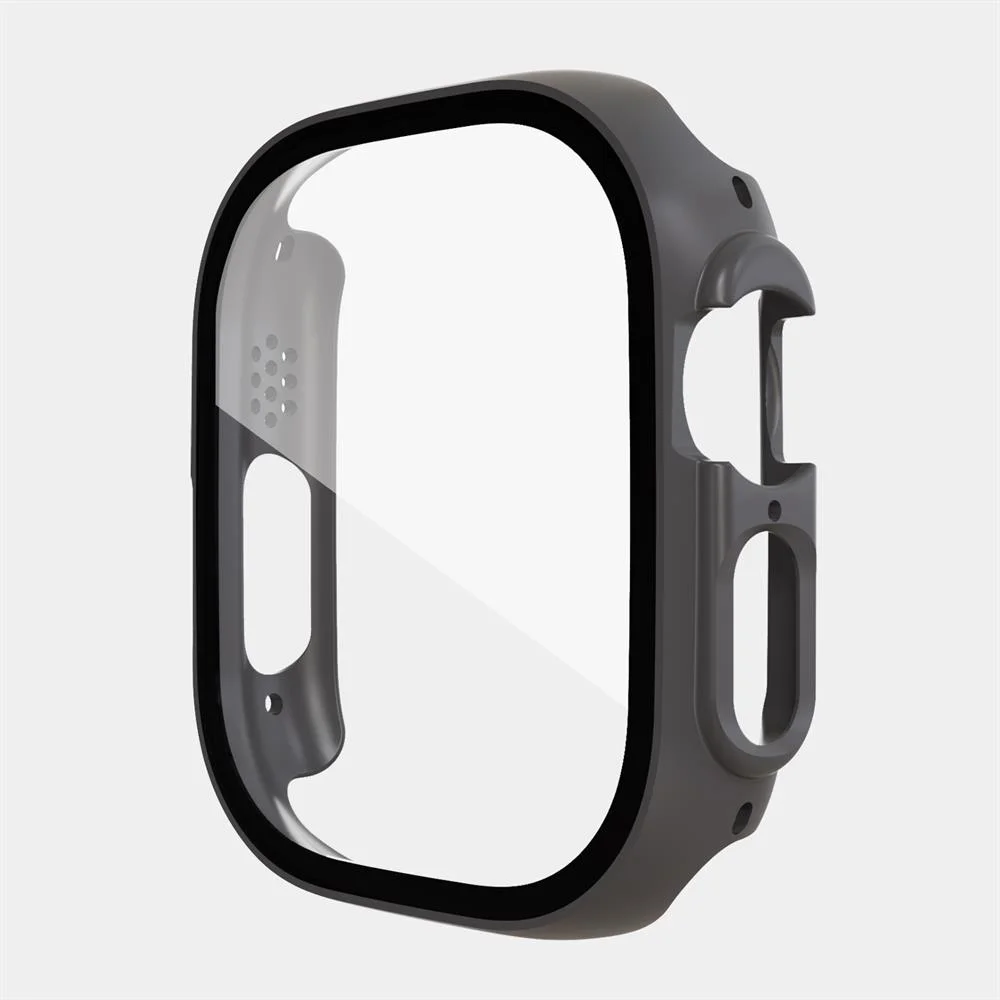 Glass+Cover For Apple Watch ultra case 49mm All-Around PC Screen Protector Bumper Tempered cover iwatch case ultra Accessories