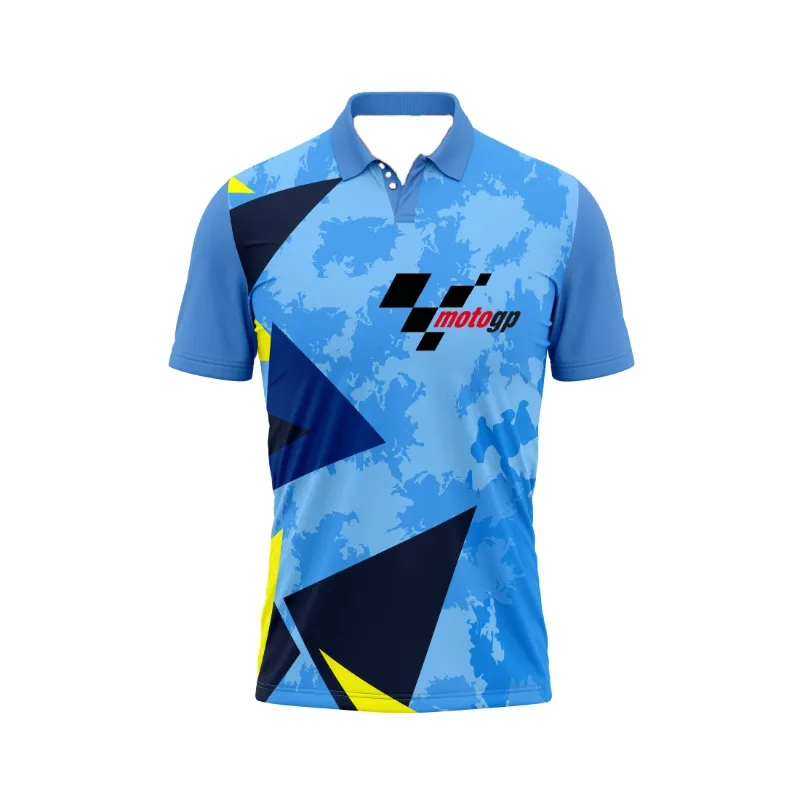 

Летняя мужская футболка для езды на мотоцикле с 3D-принтом, быстросохнущая, с коротким рукавом, спортивная рубашка, модная футболка-поло для футбола