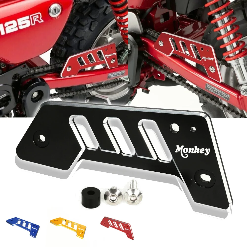 

Monkey LOGO CNC Motorcycle Rear Chain Guard Hell Cover Protection For HONDA MONKEY 125 2019 2020-2023 Protective Accessories