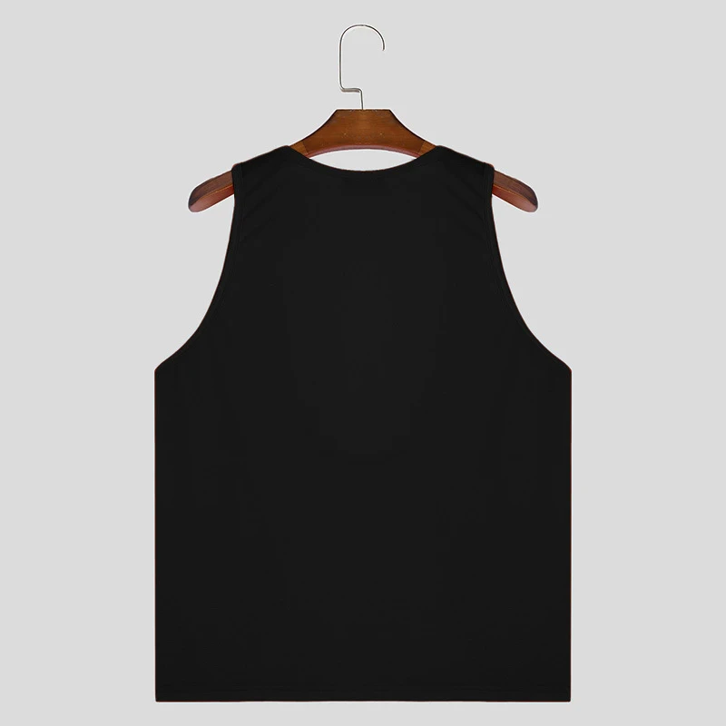 メンズスキニージムディープ V ネックタンクトップレジャー人気のノースリーブスポーツウェアファッションスリムフィットパッチワークボディービルベスト S-2XL