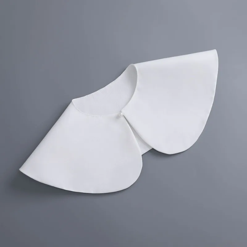 وشاح الموضة شال وهمية طوق قميص المرأة انفصال طوق بلون كاذبة طوق التعادل الأبيض فو كول الملابس والاكسسوارات