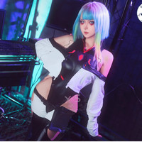 Anime Lucy cyberpunk cosplay Edgerunners Lucy cosplay costume sexy cosplay Lucy uniform Halloween performance costume