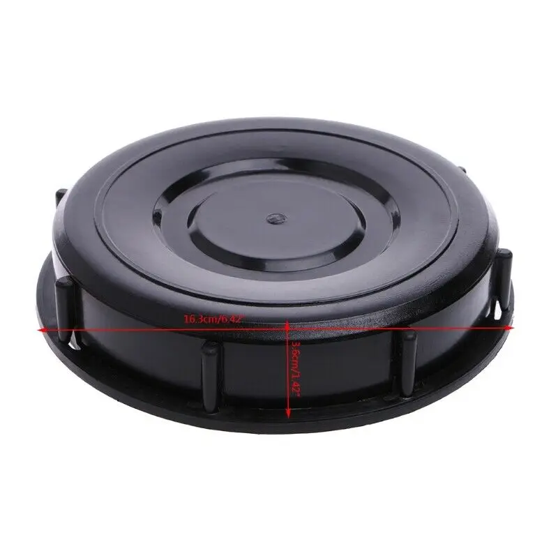 Protection and Accessibility 275330 Gallon IBC Tote Tank Cover Lid Cap 163mm + Gasket Compatible with Various Brands