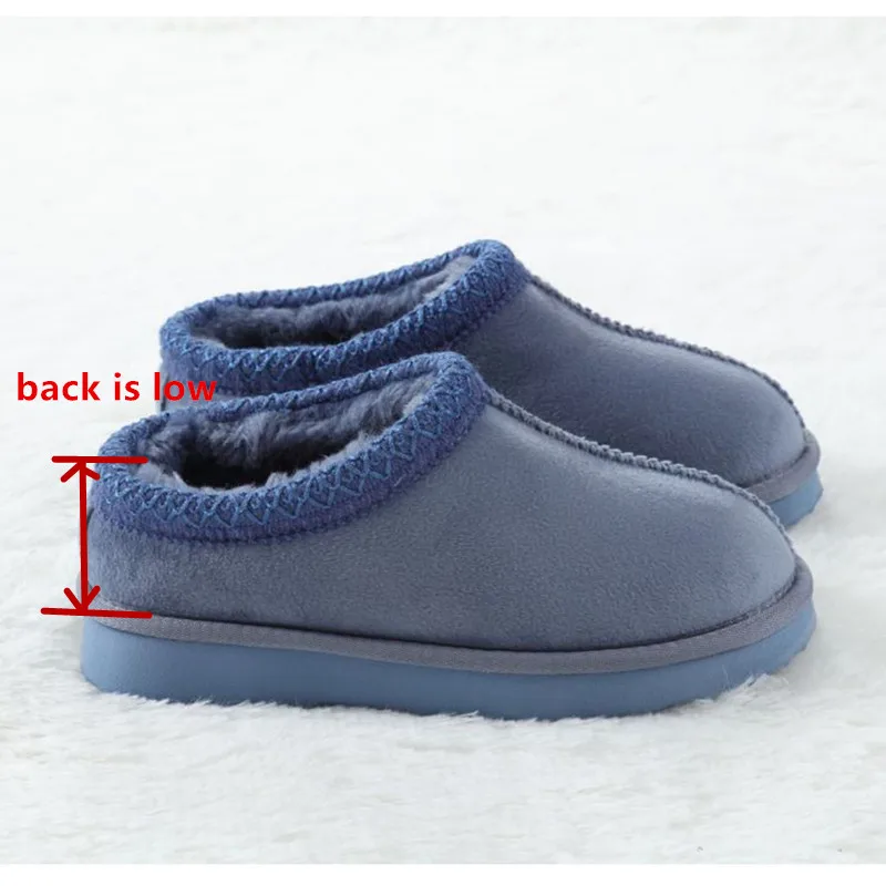 kids shoes boys girls velour fleece winter low-back slippers children toddler teen kids  fashion velvet home slipper