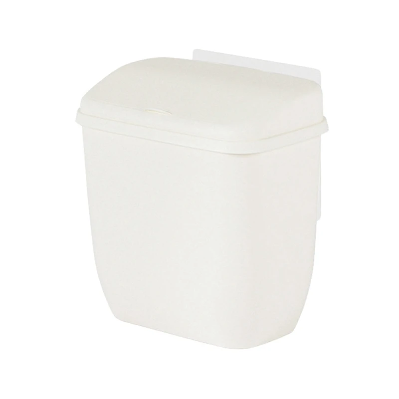 

Wall Mounted Trash Can with Removable Lid Waste Paper Storage