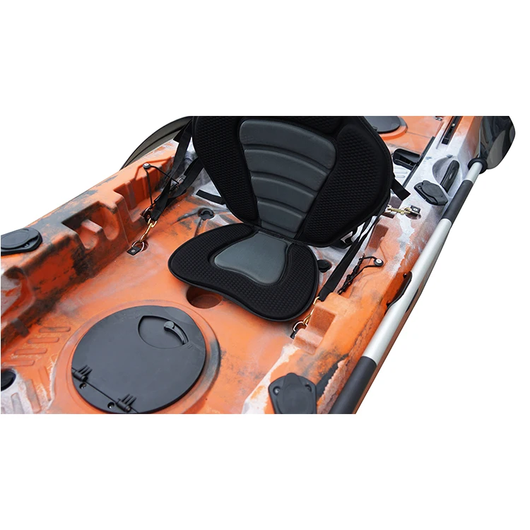 Novo estilo venda quente barco de pesca de dois lugares oceano caiaque em tandem pesca de 2 pessoas