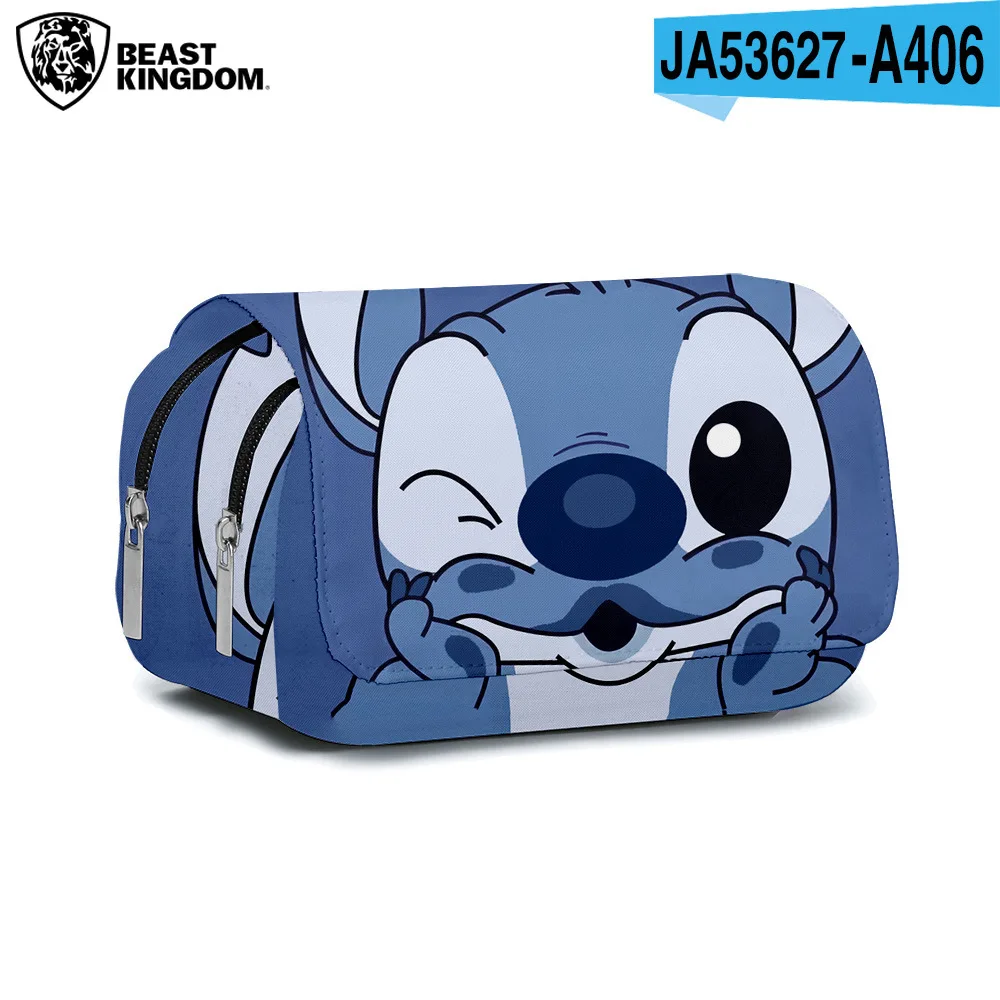 حقيبة أقلام رصاص بسعة كبيرة ، حقائب أنيمي لطيفة ، حقيبة قلم رفرف مطبوعة بالكامل ، صندوق قرطاسية كرتوني ، حقيبة مدرسية