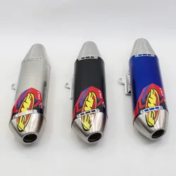Inlet 51mm Motorcycle FMF Exhaust Pipe Muffler DB Killer Escape Moto Universal for KTM 450 EXC WR450 RC390 CRF230F CRF250F Etc