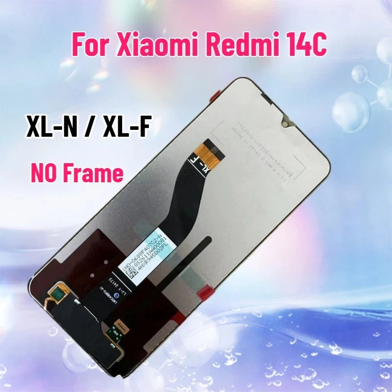 

6,88-дюймовый ЖК-дисплей для Xiaomi Redmi 14C, сенсорный экран в сборе, дигитайзер, замена ЖК-дисплея для Redmi 14C