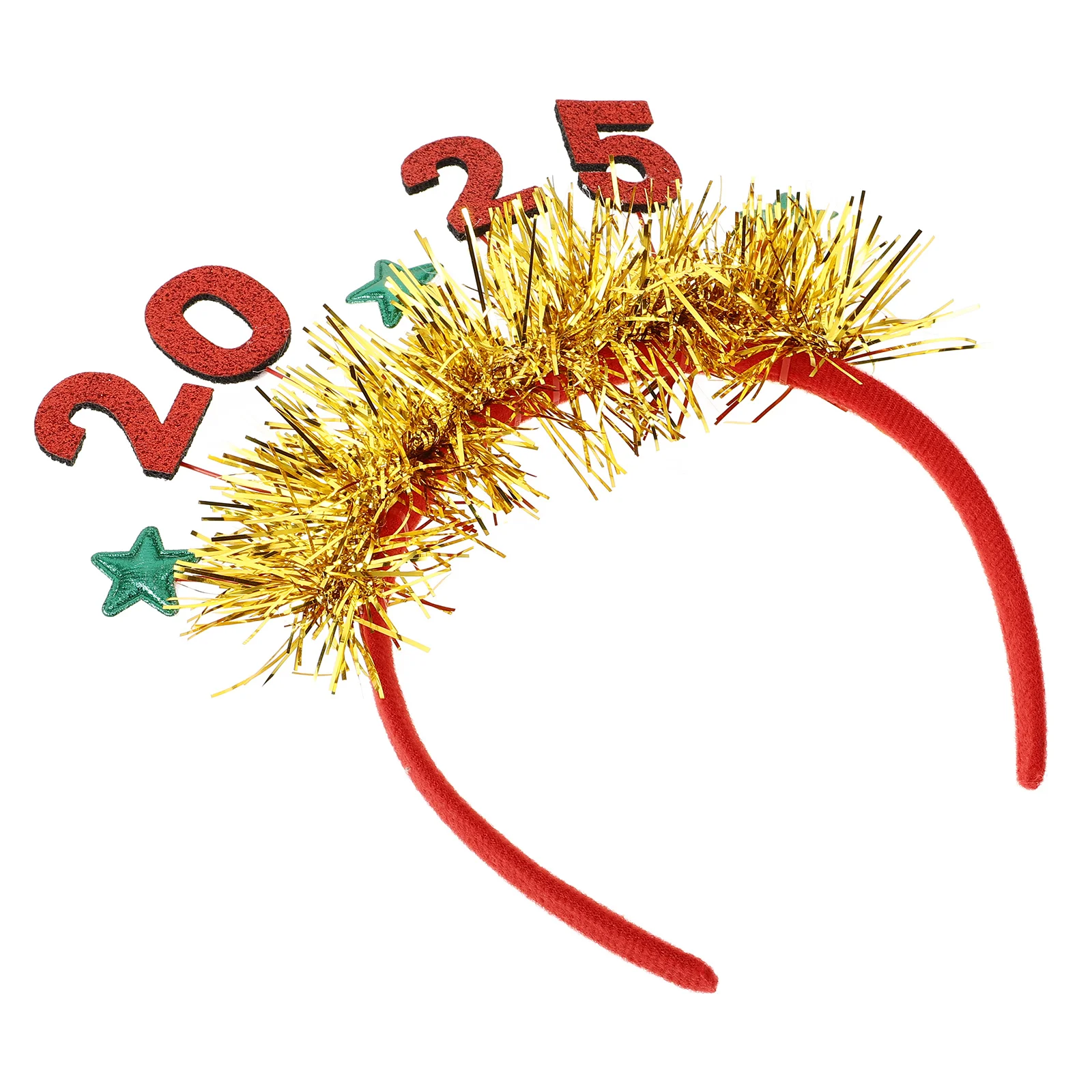 

Red Headband New Year Party Hair Bands High Quality Festive Glitter Star Reusable Longtime Cosplay Accessories Hairbands