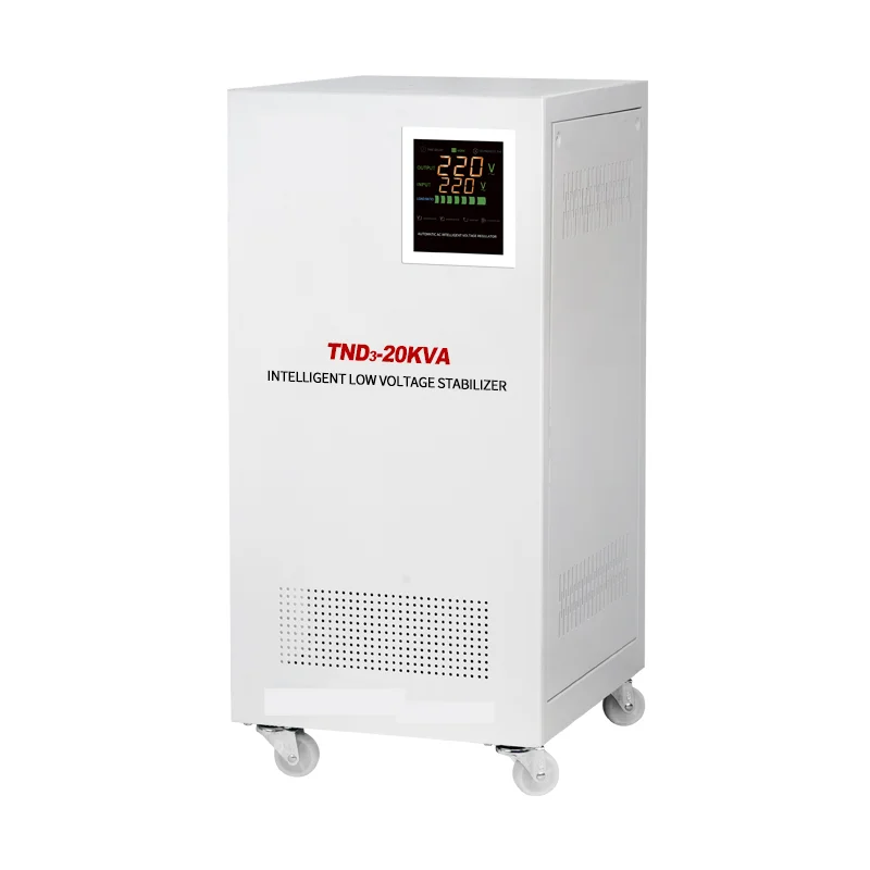 TND 10KVA 20KVA 30KVA 40KVA 50KVA 220V Servo Carbon Brush Type Single phase automatic voltage stabilizer