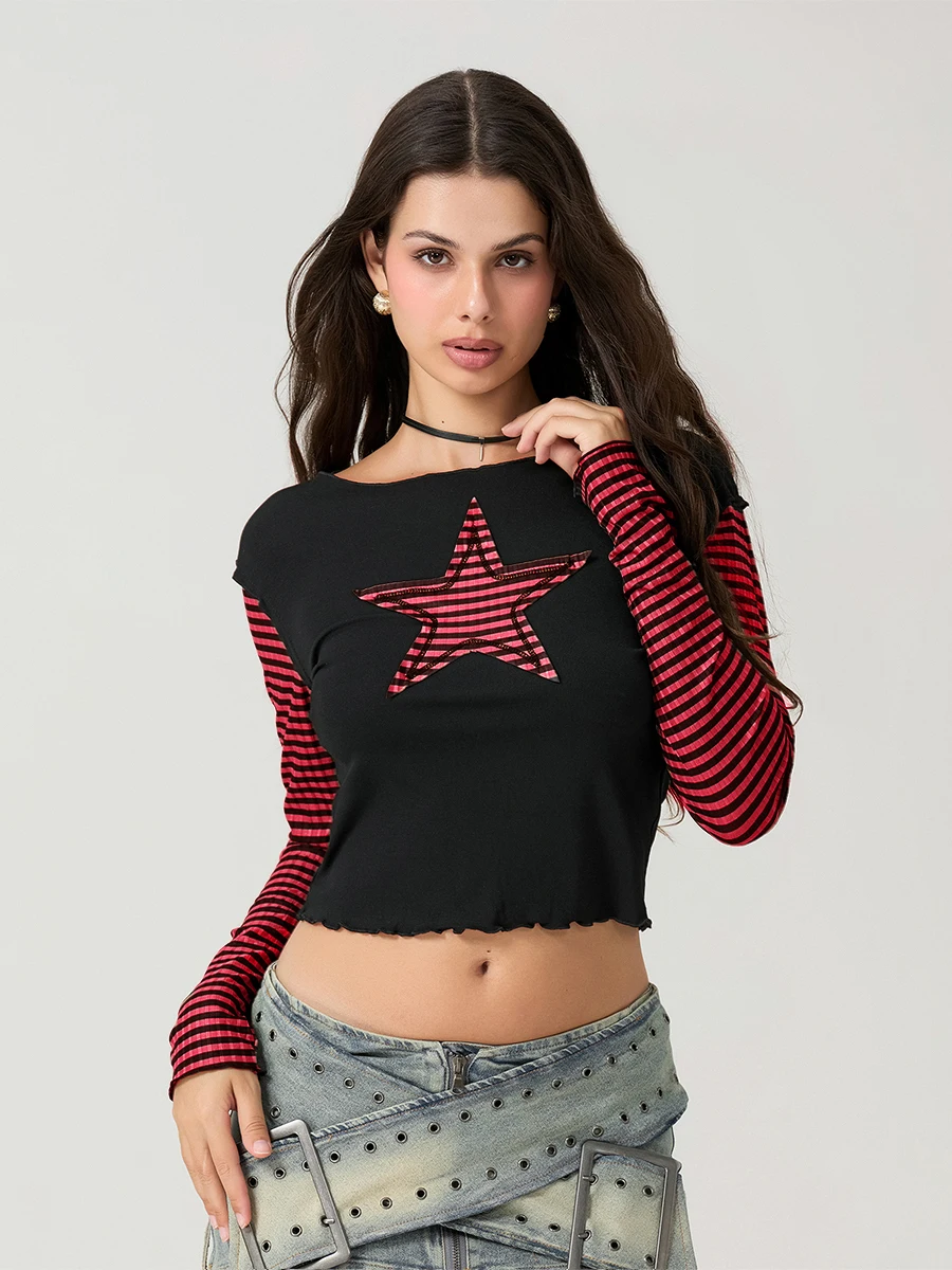 トップス hydrogen star long t-shirts skul y2k gal Sb598496aca784df5a1cdee03b4df2