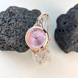 Uthai v4 neue Damen Quarzuhren Wasser Diamant Damen Armbanduhr kleines Zifferblatt schlank verstellbar Schmuck Mädchen Uhr Armband