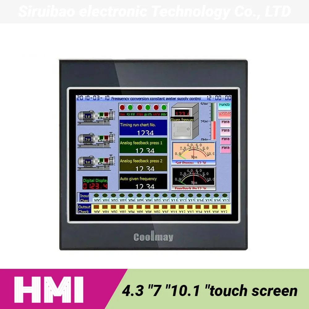 Hmi Touch Screen Hmi Tk6037fh 320*240 Resolution Color Hmi Touch Screen 3.5 Inch Industrial Monitor Cnc Controller Kit