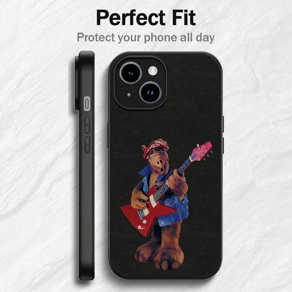 Etui na telefon z motywem serialu Alf Anime dla modeli 17 12 13 14 15 16Pro Max mini classic Plus, mocne magnetyczne mocowanie