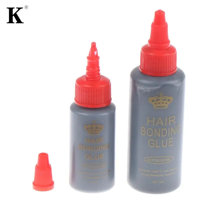 30/60ml Toupee Tool Liquid Adhesive False Eyelashes Wig Glue Easy Apply Salon Hair Extension Waterproof Professional Invisible