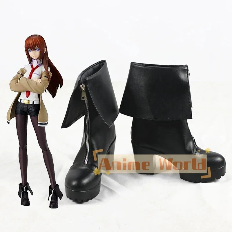 

Steins;Gate Steins Gate Kurisu Makise Cosplay Shoes Halloween Carnival Boots Custom Made