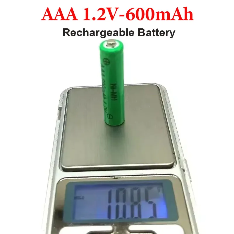 New AAA 1.2V 600mAh Ni-MH Rechargeable Battery Toy Razor Battery Flashlight Remote Control Clock Electric Toothbrush Mouse