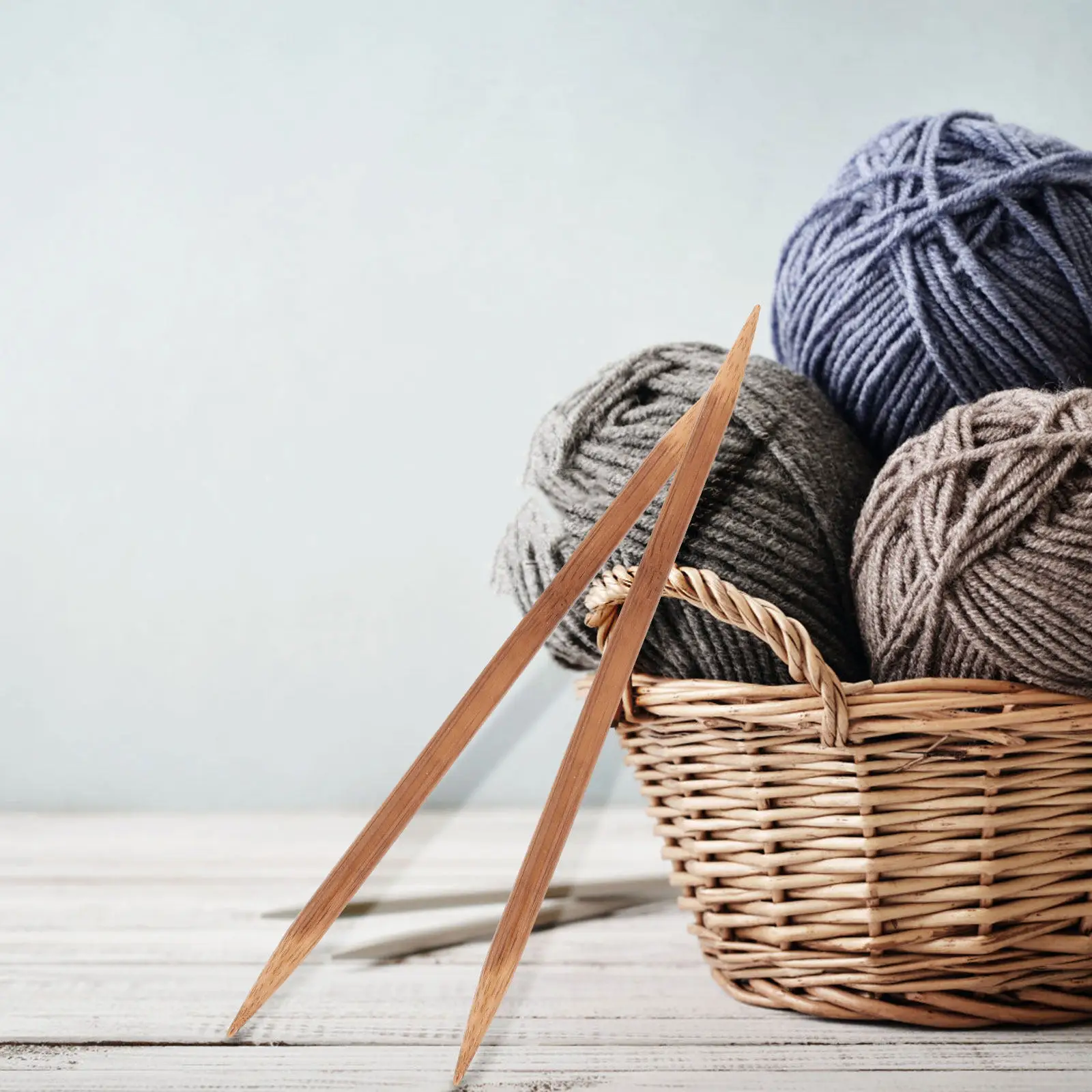 

75Pcs High Quality Wooden Double Pointed Knitting Needles Set Ergonomic Knitting Tools for Handmade Scarf Sweater Yarn Craft DIY