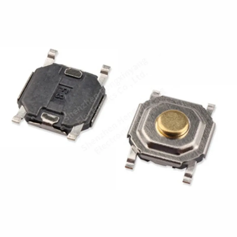 20PCs waterproof 4*4*1.5mm SMD 5pin light touch switch smd4 on/off touch button micro switch 4*4*1.5 keys button
