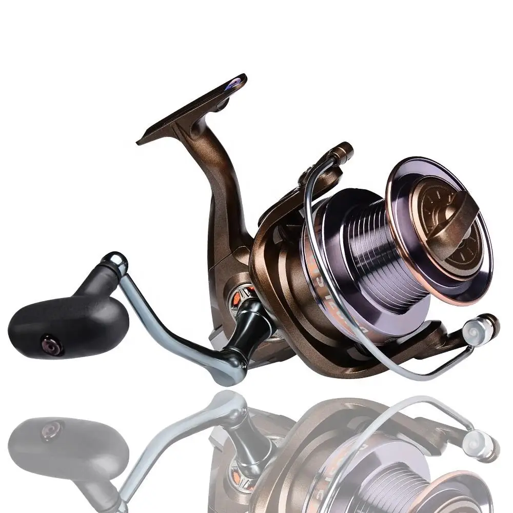

Strong Full Metal Spool Spinning Reel 14+1BB Ball Bearings Max Drag 30kg Freshwater Saltwater Carp Fishing Reel