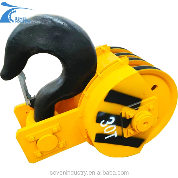 Electric Crane Hoist with 50ton-130ton Lifting Capacity pulley blocks crane hook for crane 10 ton