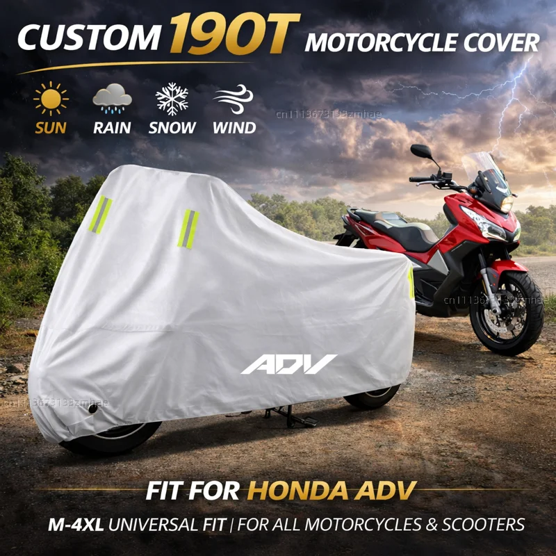 

Чехол для мотоцикла Honda ADV160 ADV150 ADV350 ADV 350 160 150, водонепроницаемый, защитный от УФ-излучения, от дождя, пыли и солнца, всепогодный чехол для улицы