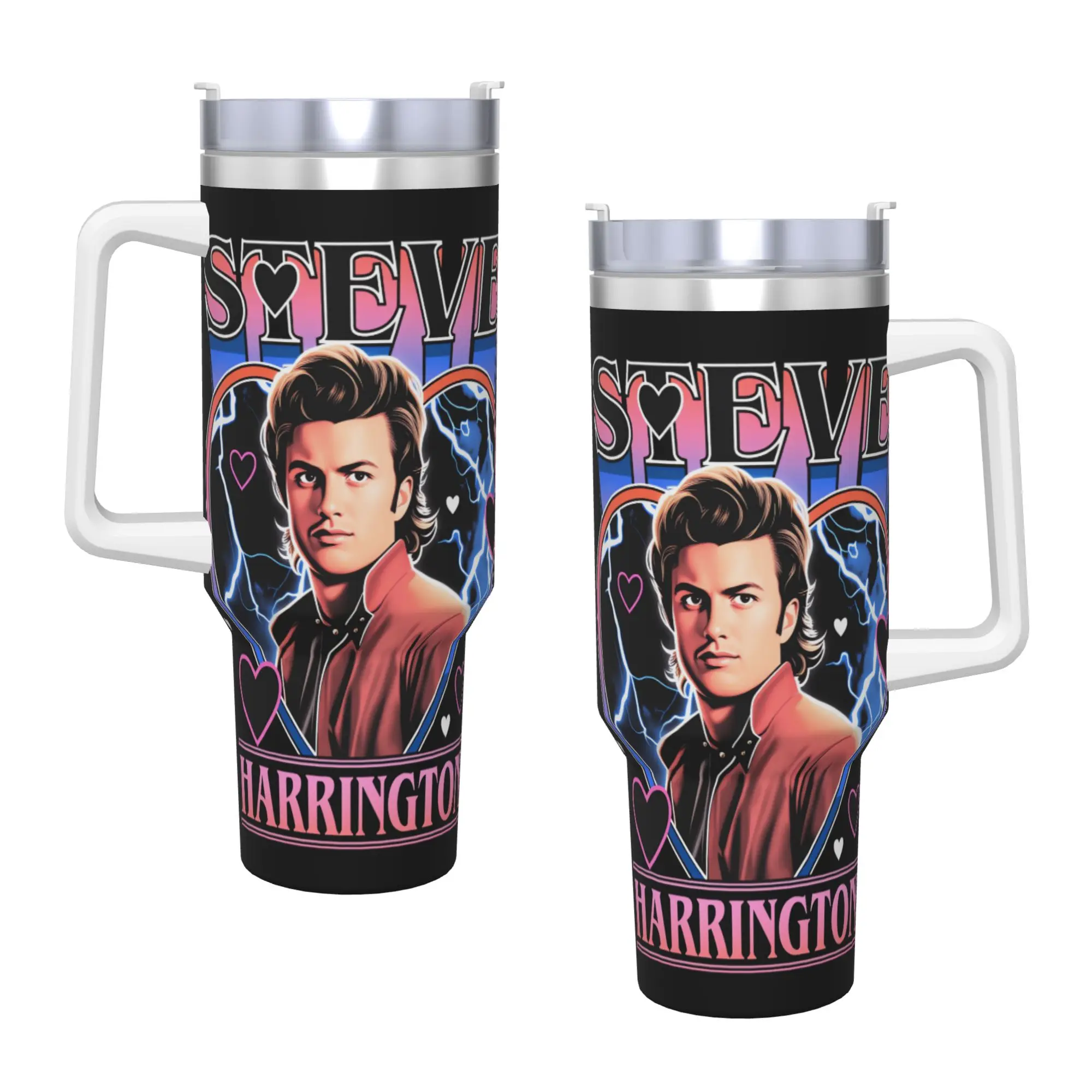 

Stainless Steel Tumbler Steve Harrington Thermal Cups Leakproof Cold and Hot Mugs Cup Travelist Custom Water Bottle