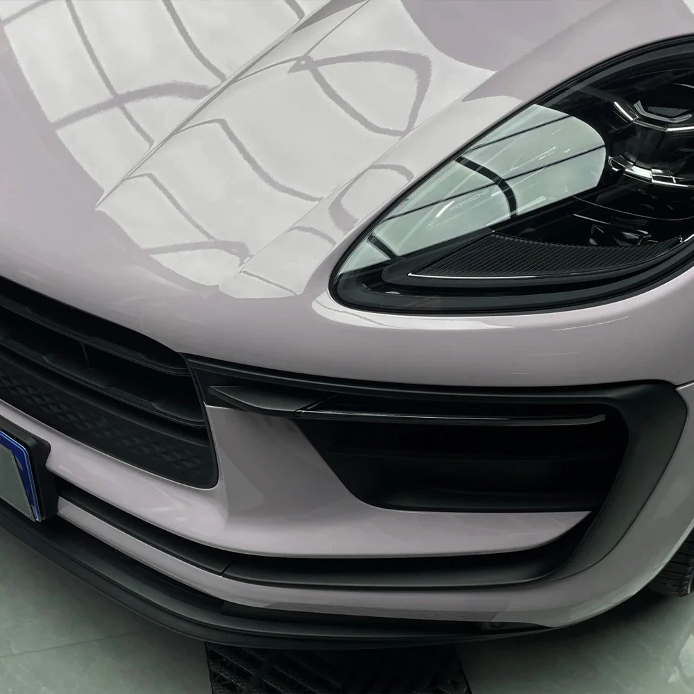 

Misty Grey Purple Auto Wrapping Film Vinyl Wrap Car Stickers Color Change Film Bubble Free Sticker Vinyl Decals Car Accessories